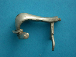 Brooch, Knee-type, Silver, c. 2nd Cent